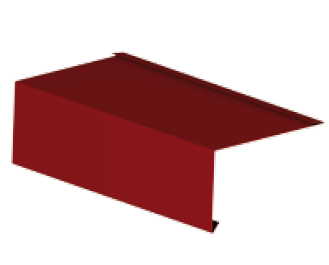 Odkvapový plech vrchný (pre vodotesné podstrešie)