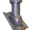 Prestupová škridla + odvetrávací komín D150 / DANUBIA