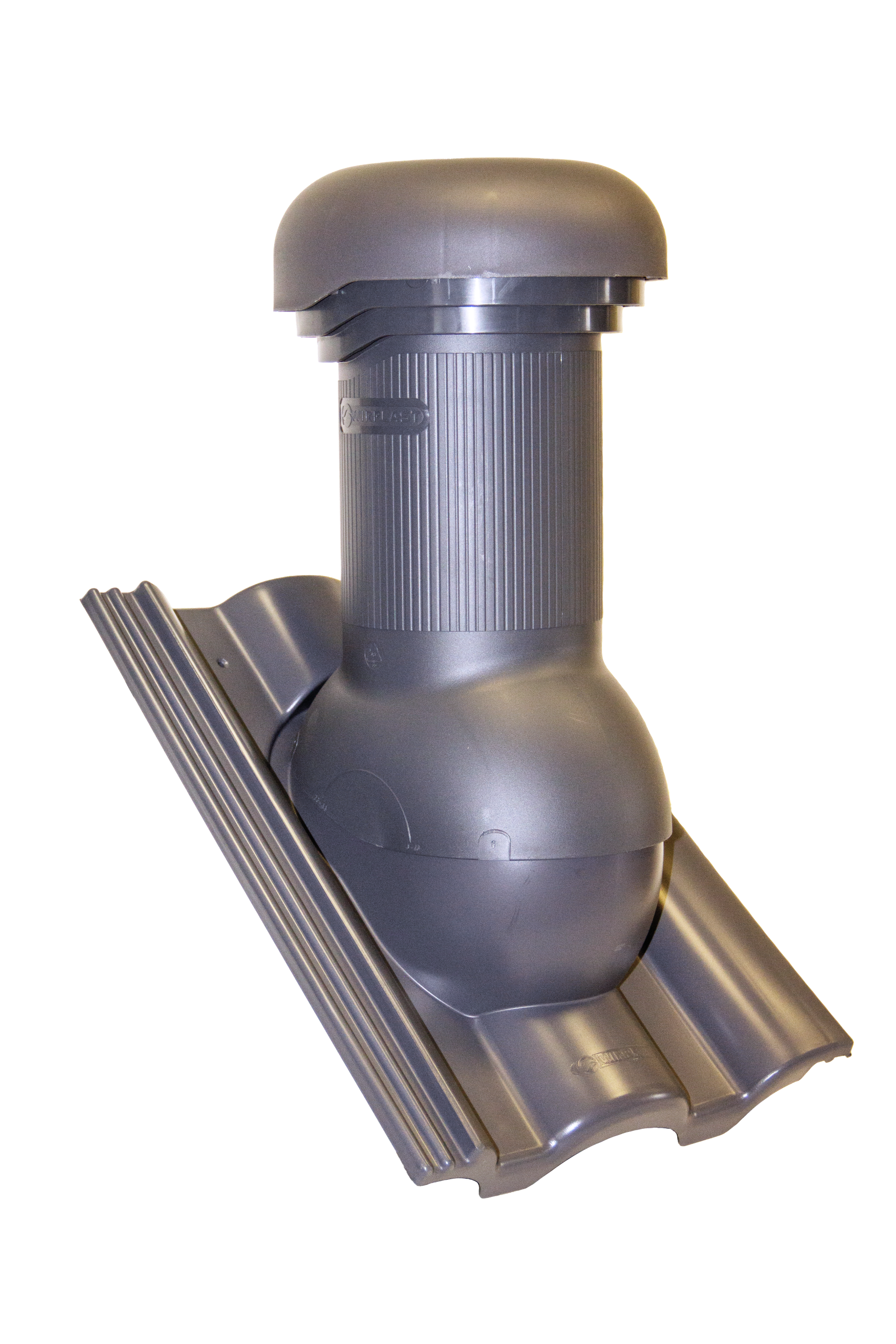 Prestupová škridla + odvetrávací komín D150 / DANUBIA